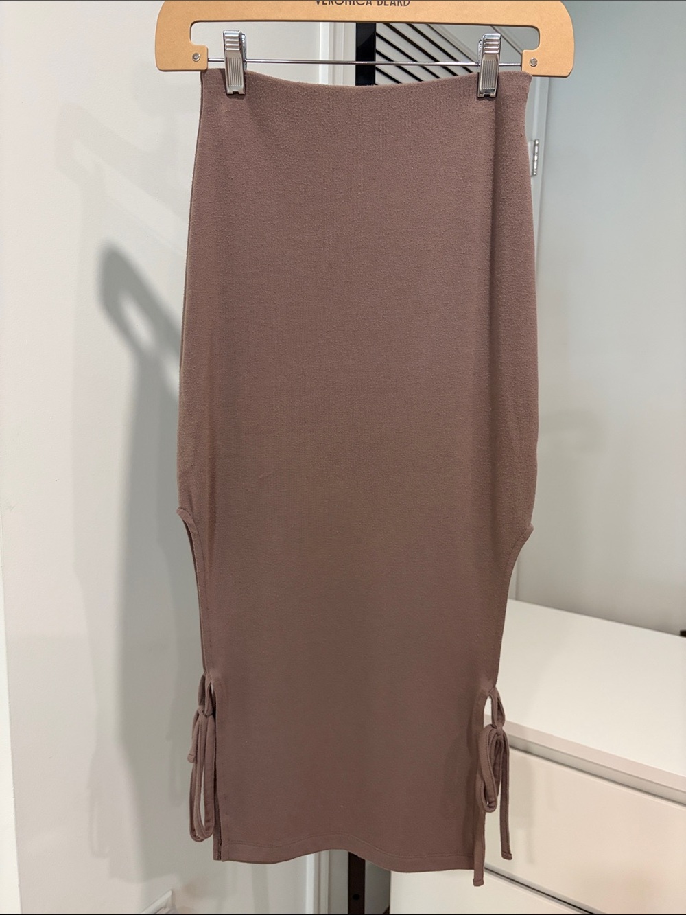 ASOS Side Tie Midi Skirt
